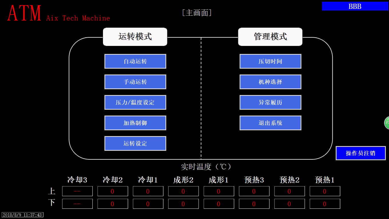 三菱PLC的光學(xué)玻璃熱處理項目